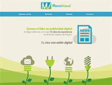 Tablet Screenshot of marcavisual.com